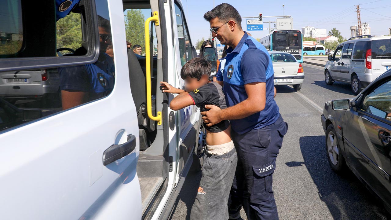 Diyarbakır'da dilendirilen çocuklara yönelik operasyon yapıldı