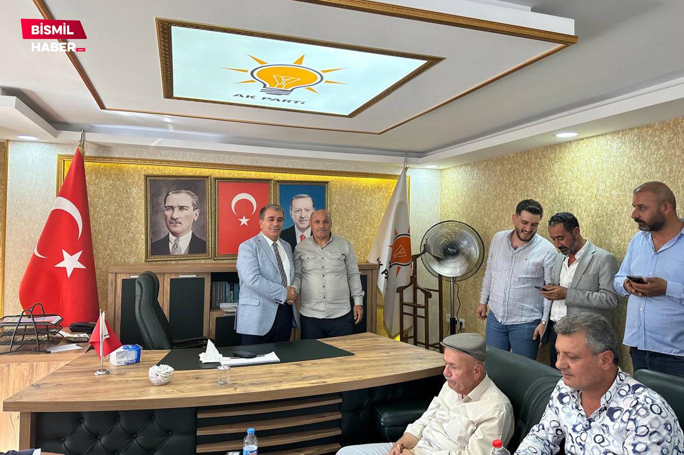 Ak Parti İlçe Başkanı Özaydın görevi devraldı 2