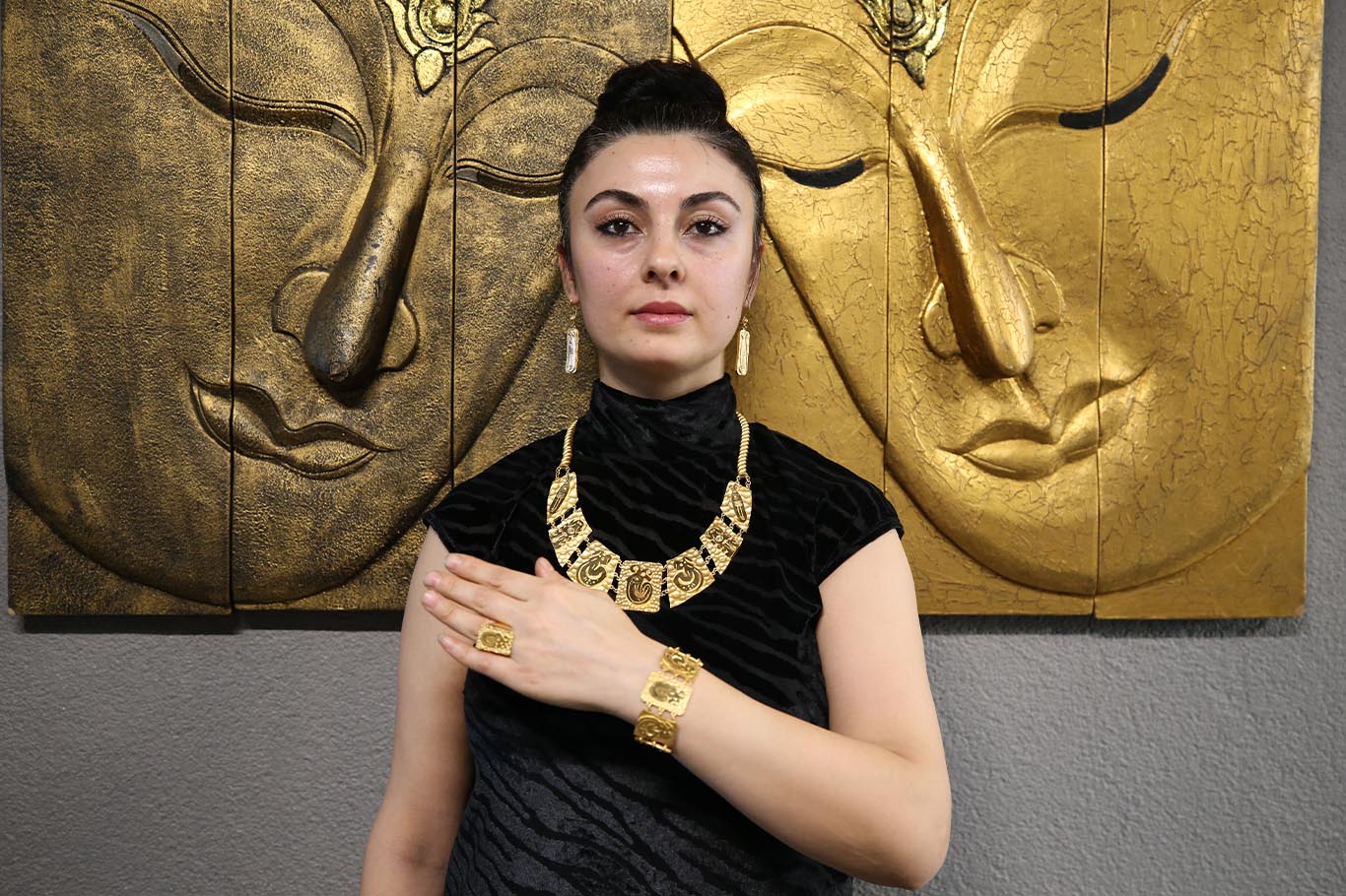 Bismil’de çıkarılan figürler takılara işlendi 4