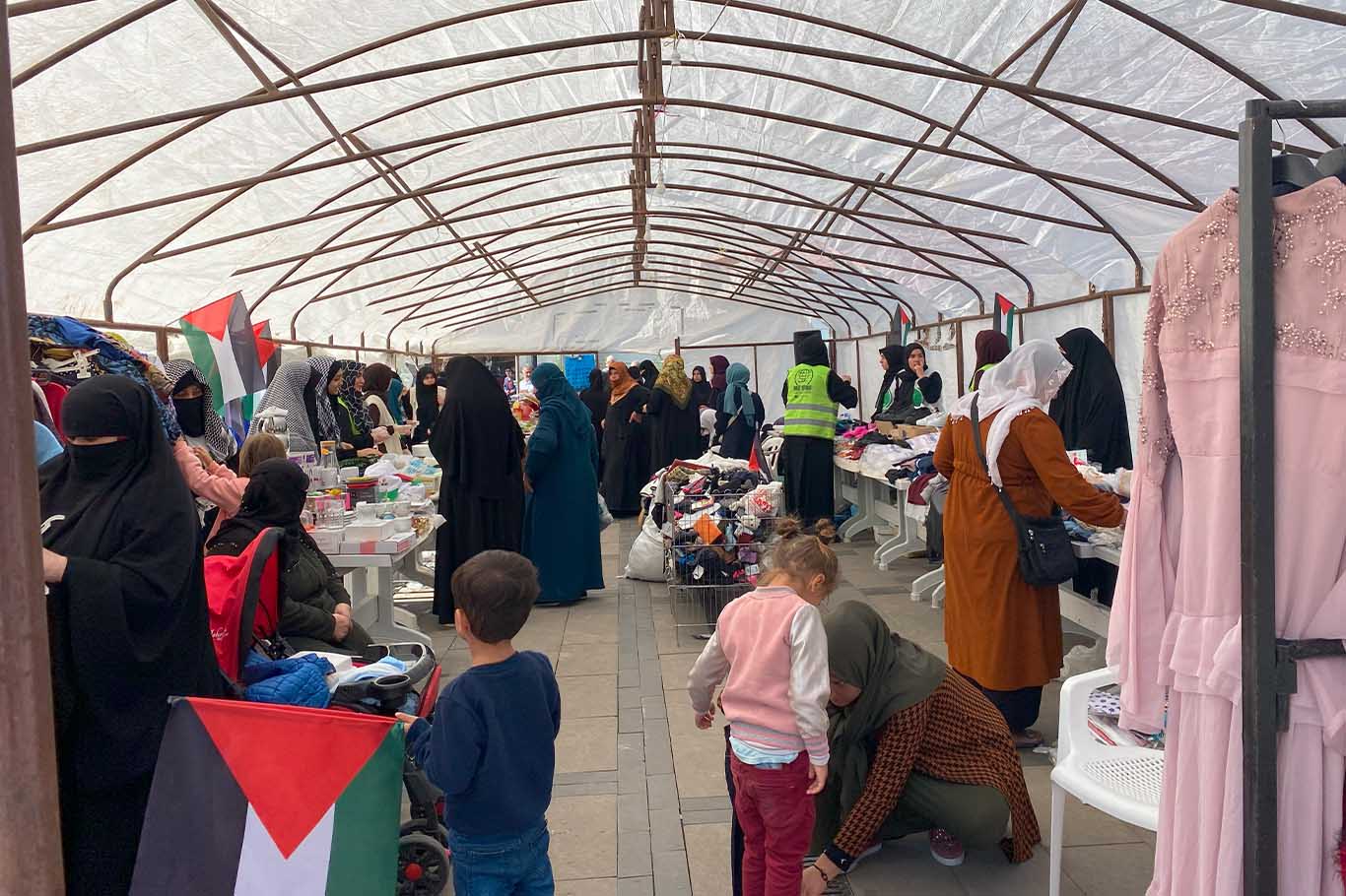 Bismil’de Gazze yararına kermes açıldı 4