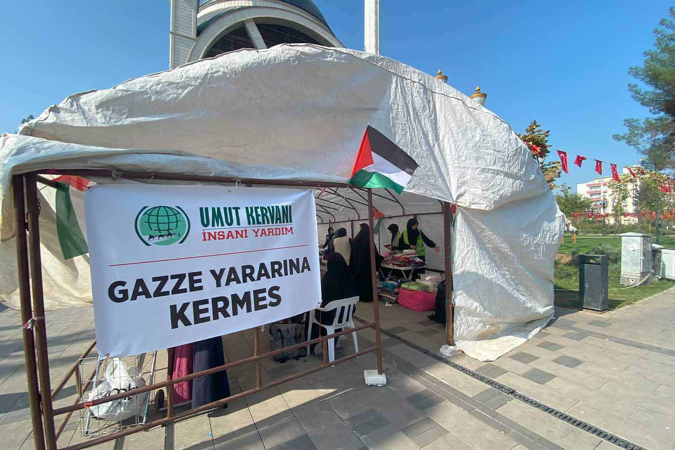 Bismil’de Gazze yararına kermes açıldı 7