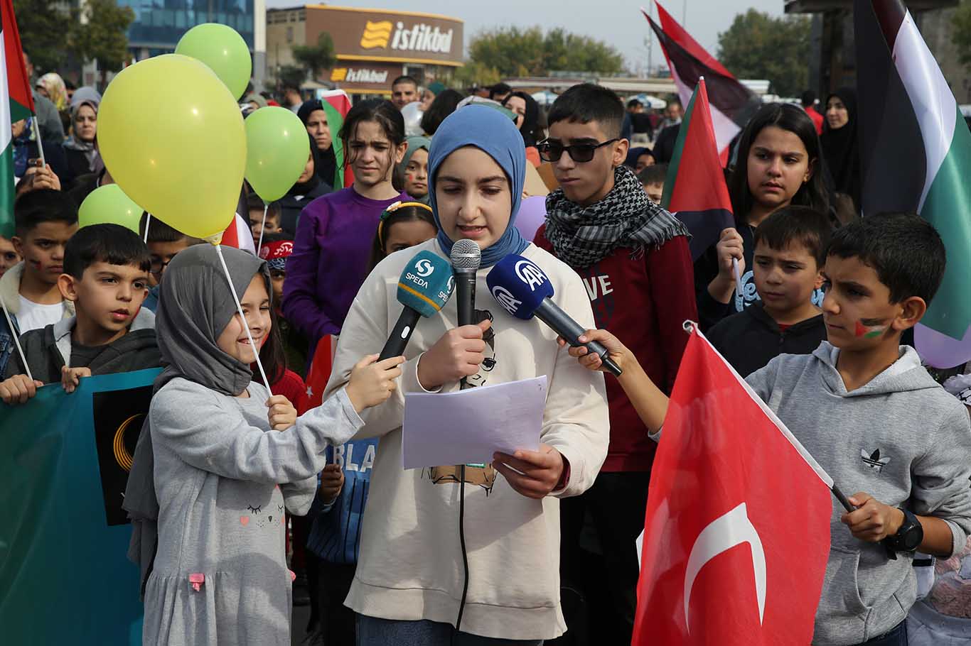 Diyarbakır'da çocuklar Gazze için yürüdü 2