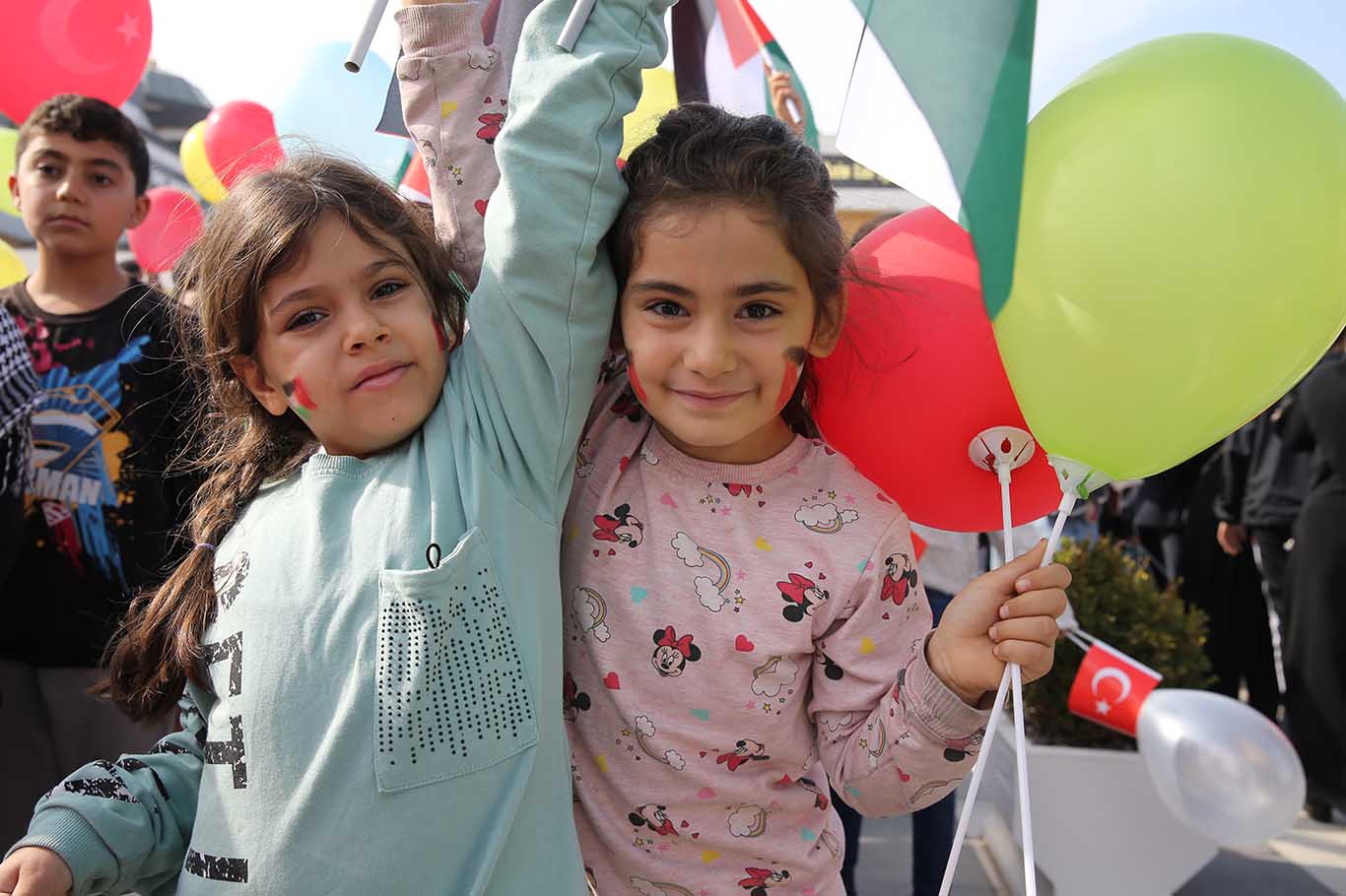Diyarbakır'da çocuklar Gazze için yürüdü 6