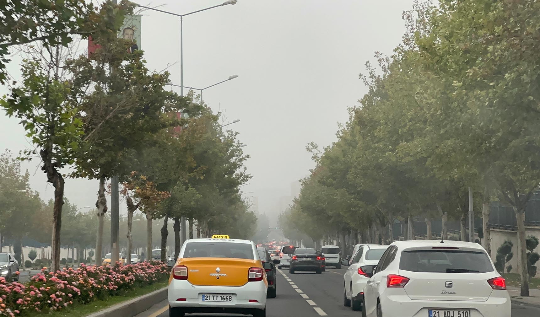 Diyarbakır’da sabah saatlerinde sis etkili oldu 2