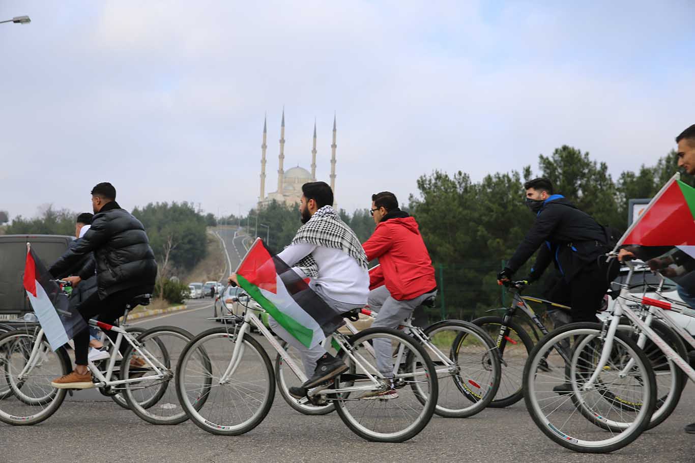 Dicle Üniversitesi Akademisyen Ve Öğrencileri Filistin Için Pedal Çevirdiler 8