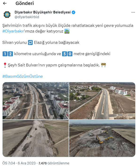 Diyarbakır Büyükşehir Belediyesi’nden ‘Şeyh Sait’ Paylaşımı 2