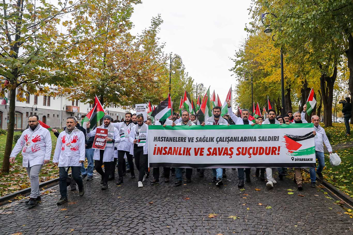 Diyarbakır’da Doktorlardan Sessiz Yürüyüş 3