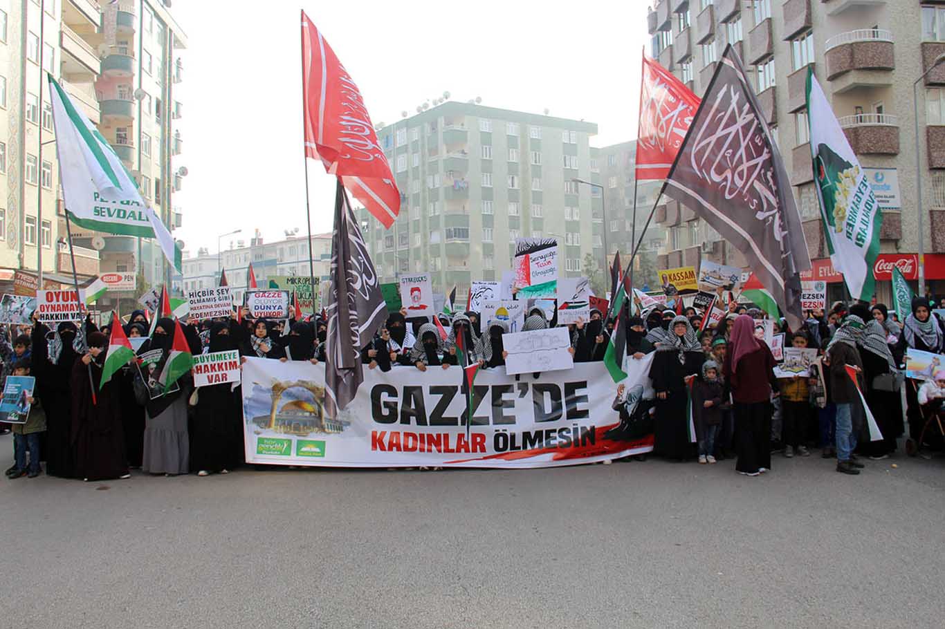 Diyarbakır’da Kadınlardan Gazze Yürüyüşü 3