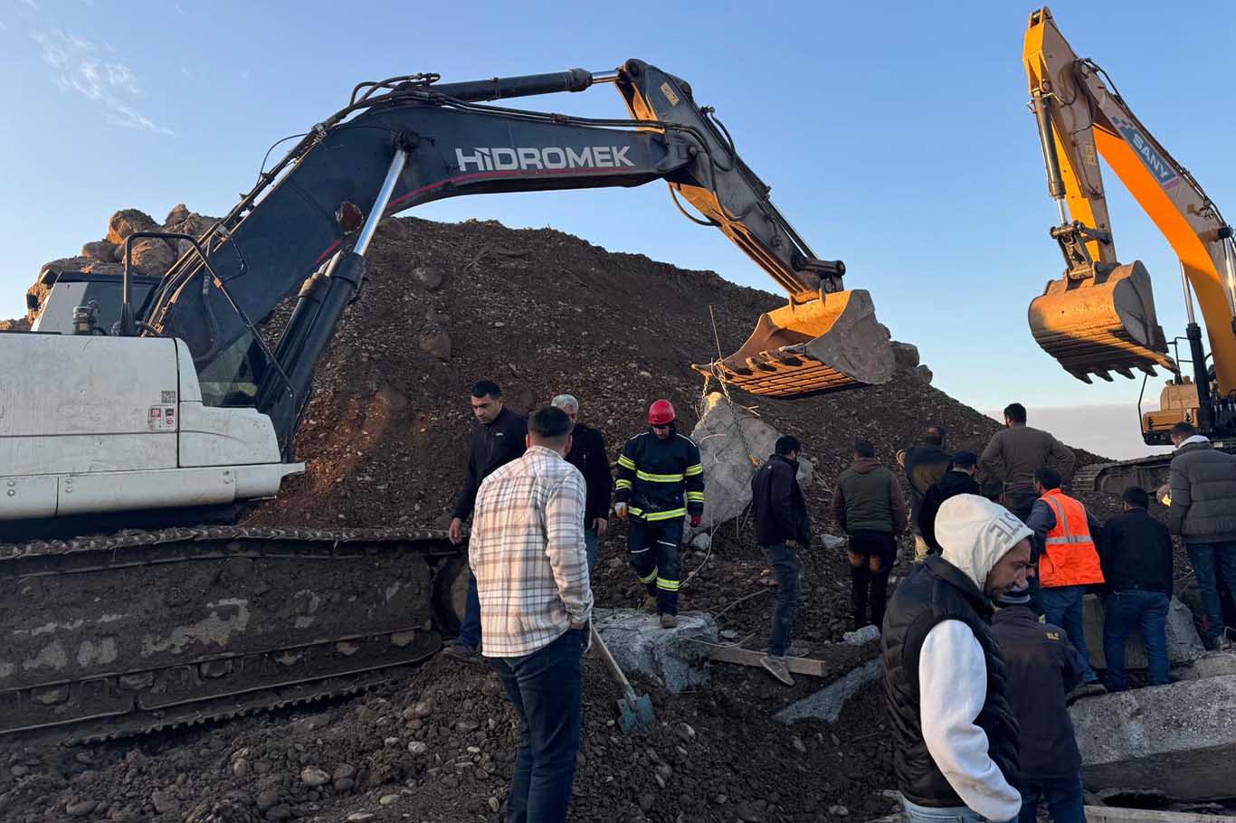 Diyarbakır’da Kum Ocağında Göçük 1 Ölü, 1 Yaralı 1