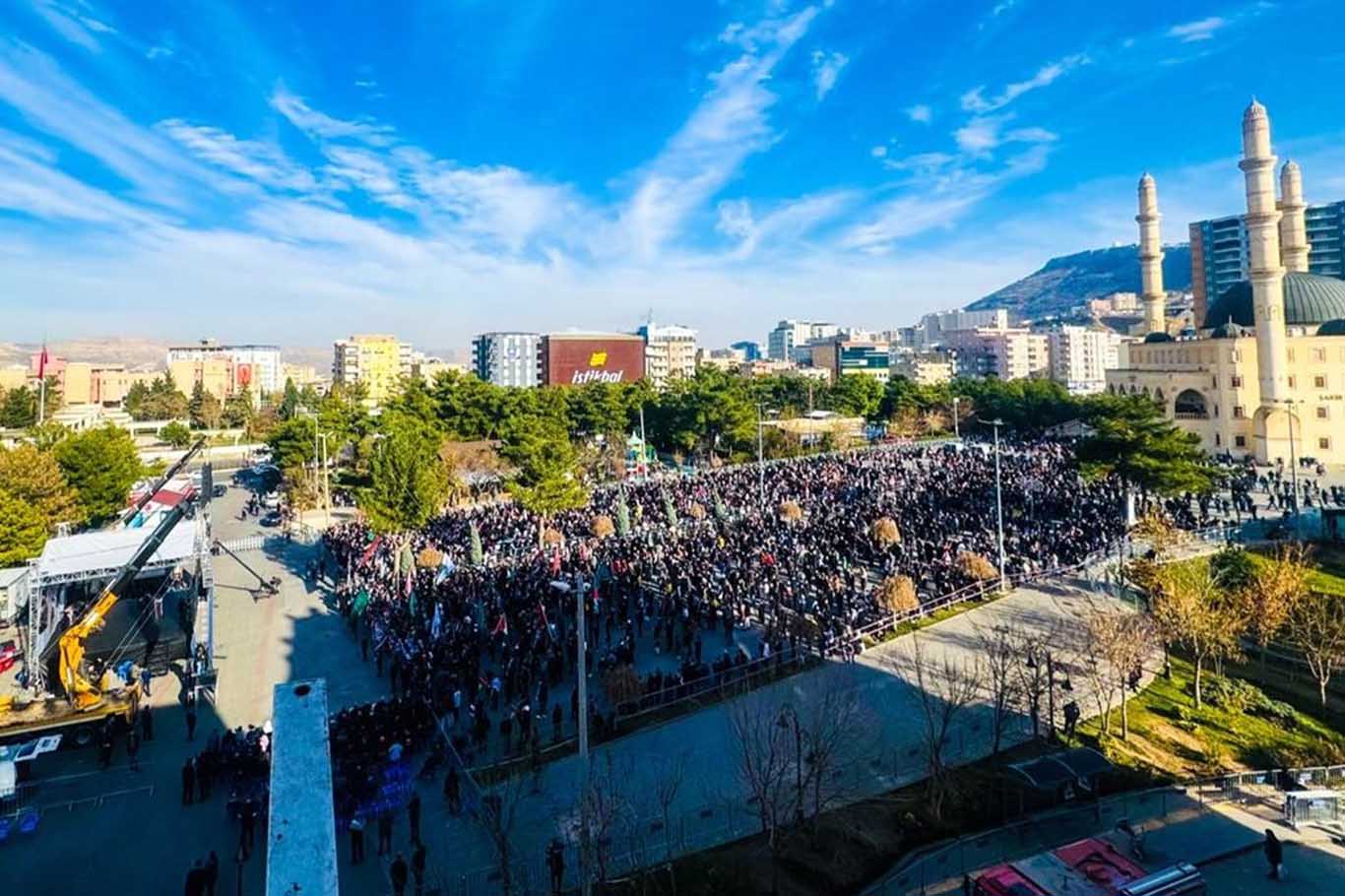 Mardin’de Gazze’ye Destek Mitingi 1