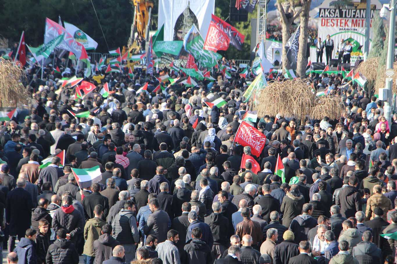 Mardin’de Gazze’ye Destek Mitingi 10