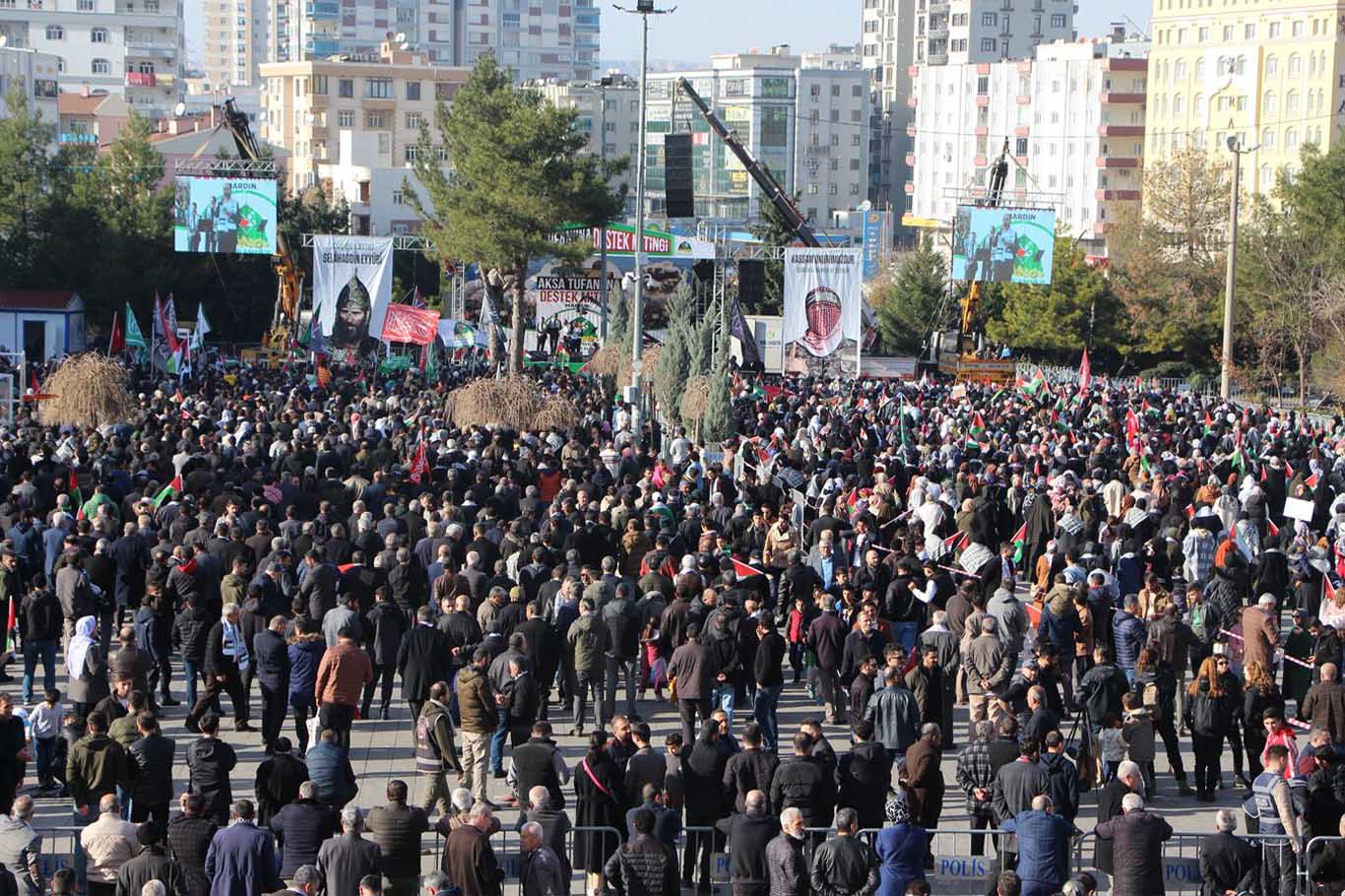 Mardin’de Gazze’ye Destek Mitingi 11