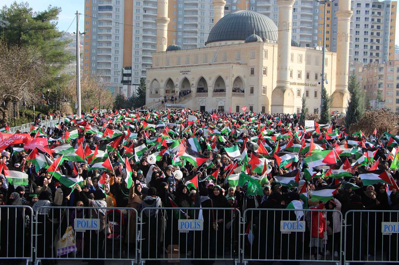 Mardin’de Gazze’ye Destek Mitingi 2