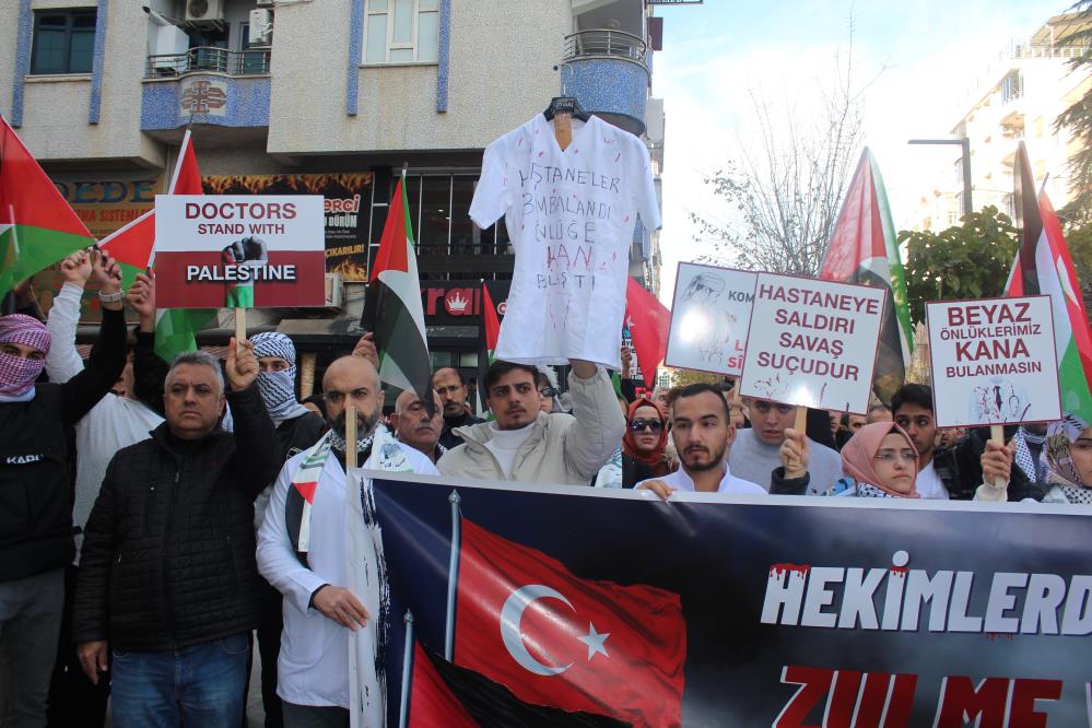 Siirt'te Doktorlardan Gazze Için 'Sessiz Yürüyüş'2