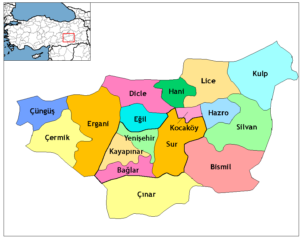 Diyarbakır Districts