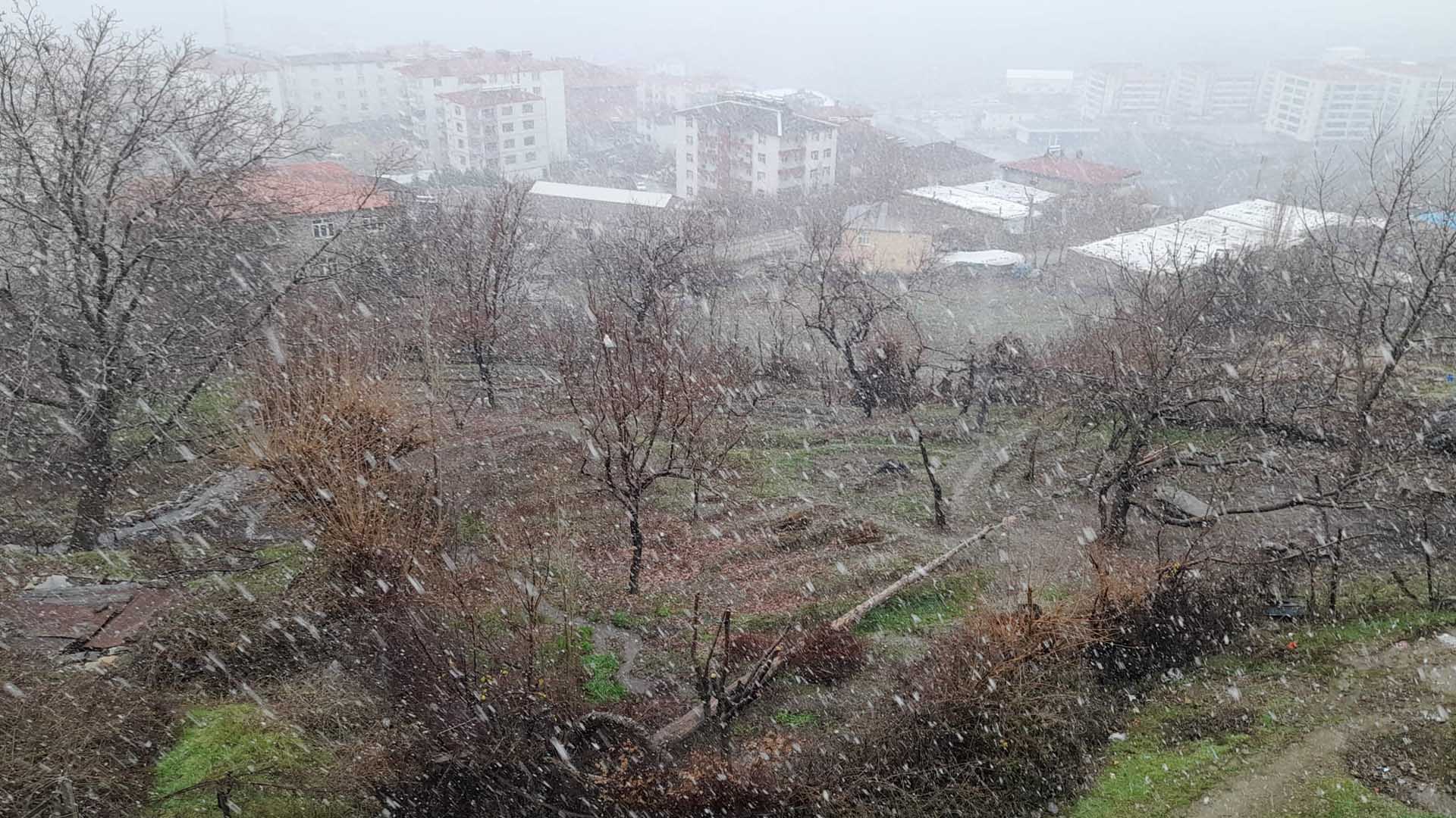Diyarbakır Ve Ilçelerinde Kar Yağışı Etkili Oldu 2