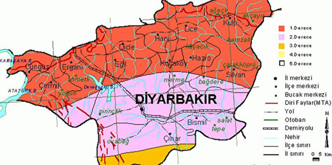 Diyarbakır’da Fay Hattı Var Mı Deprem Riski Taşıyor Mu 1