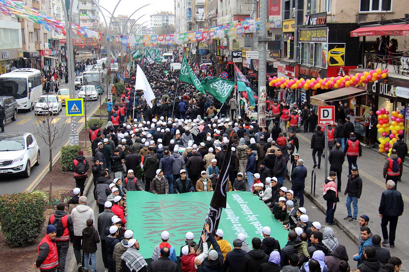 Diyarbakır’da Filistin Yürüyüşü Mitinge Dönüştü 1