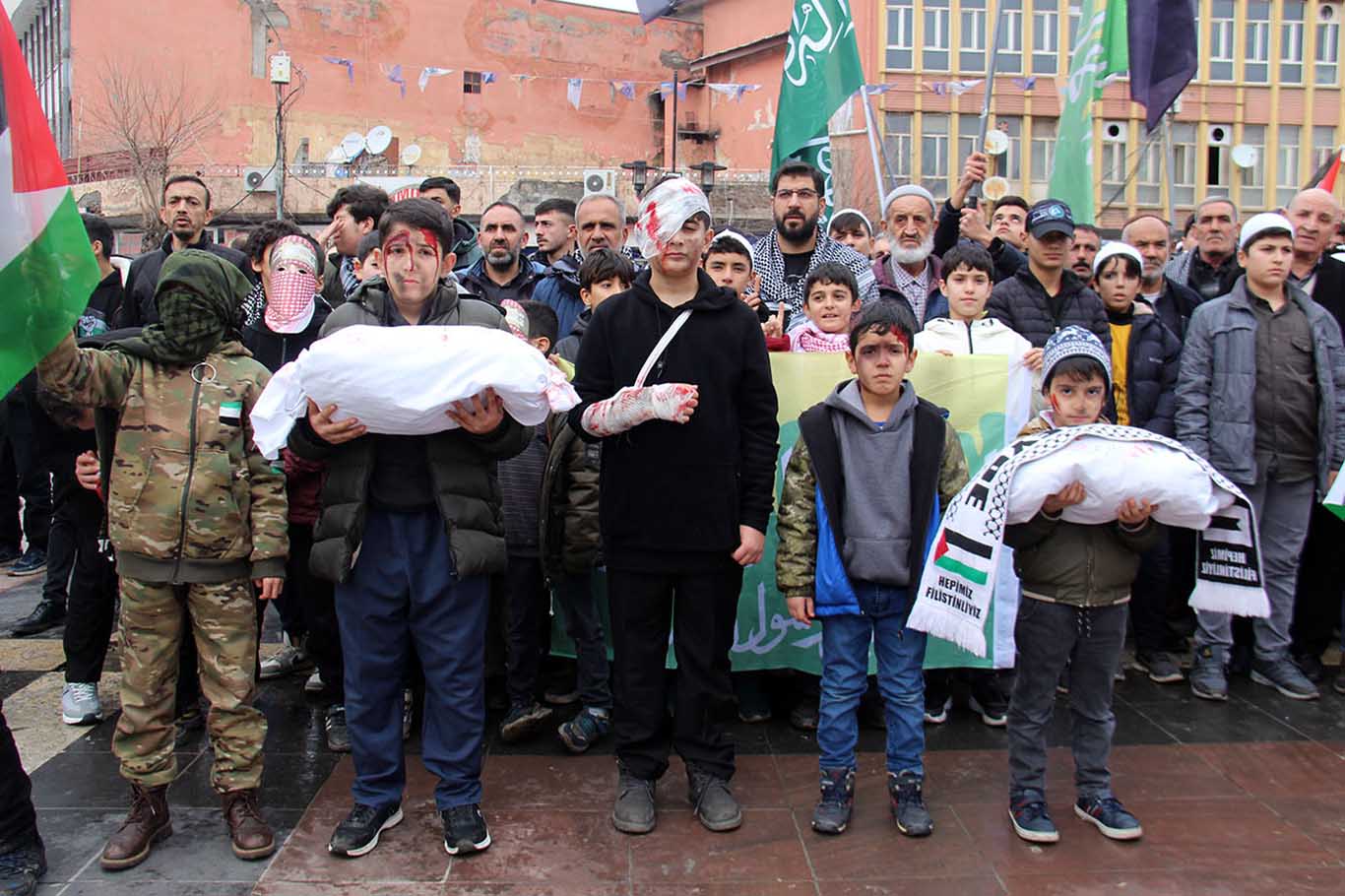 Diyarbakır’da Filistin Yürüyüşü Mitinge Dönüştü 2