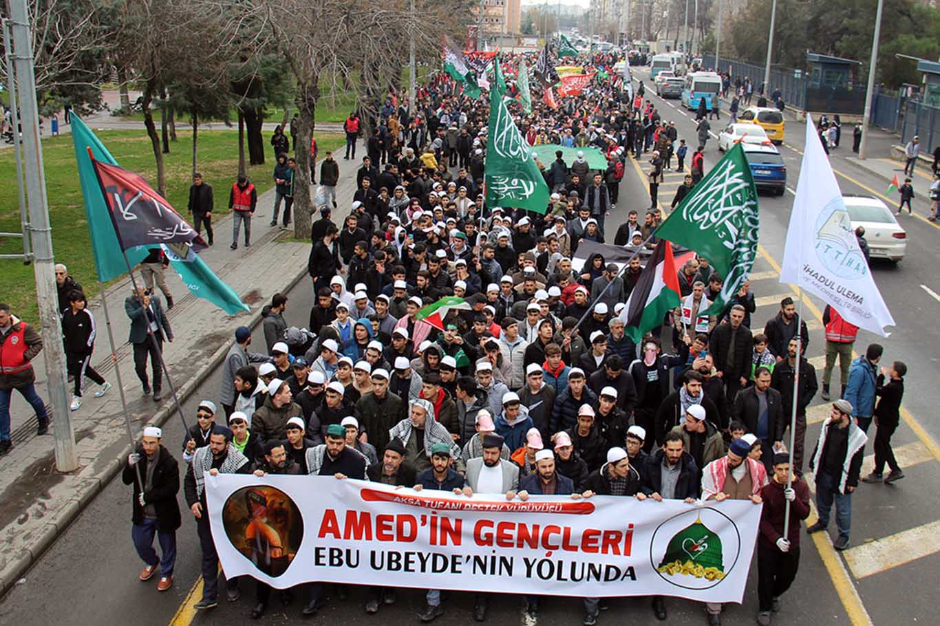 Diyarbakır’da Filistin Yürüyüşü Mitinge Dönüştü 5