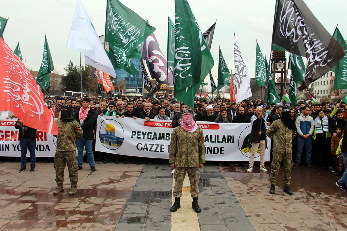 Diyarbakır’da Filistin Yürüyüşü Mitinge Dönüştü 6