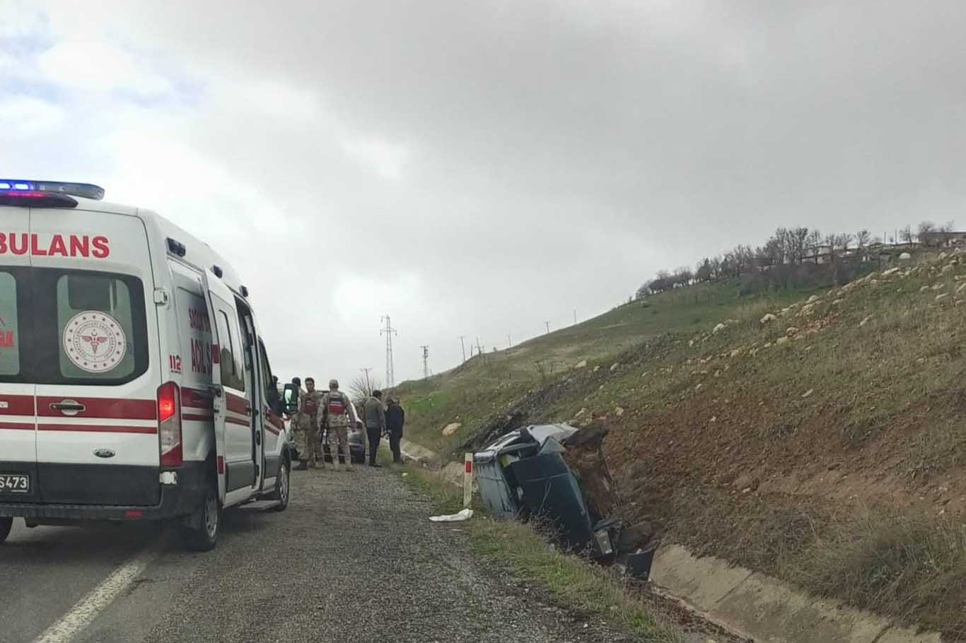 Diyarbakır’da Trafik Kazası 2 Yaralı 2