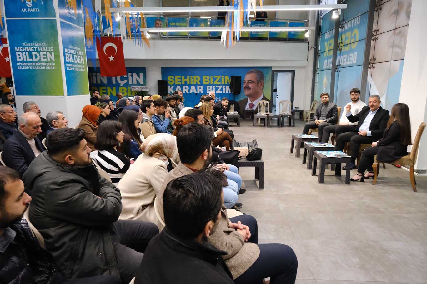 Ak Parti Diyarbakır Büyükşehir Adayı Bilden, Gençlerle Bir Araya Geldi 1