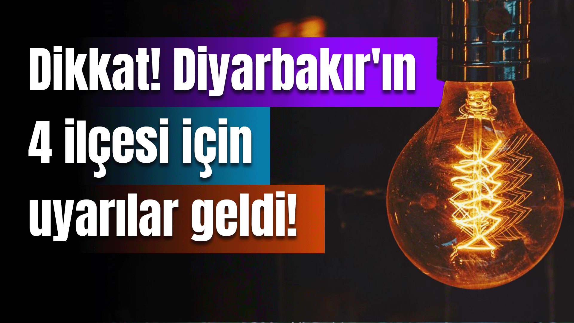 Dikkat! Bismil dahil Diyarbakır'ın 4 ilçesi için uyarılar geldi!