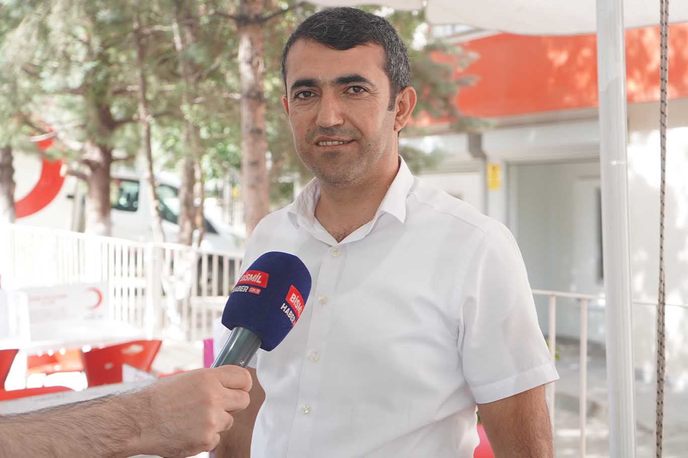 Türk Kızılayı Bismil Şube Başkanı Necmi Gültekin Kan Bağışı 1