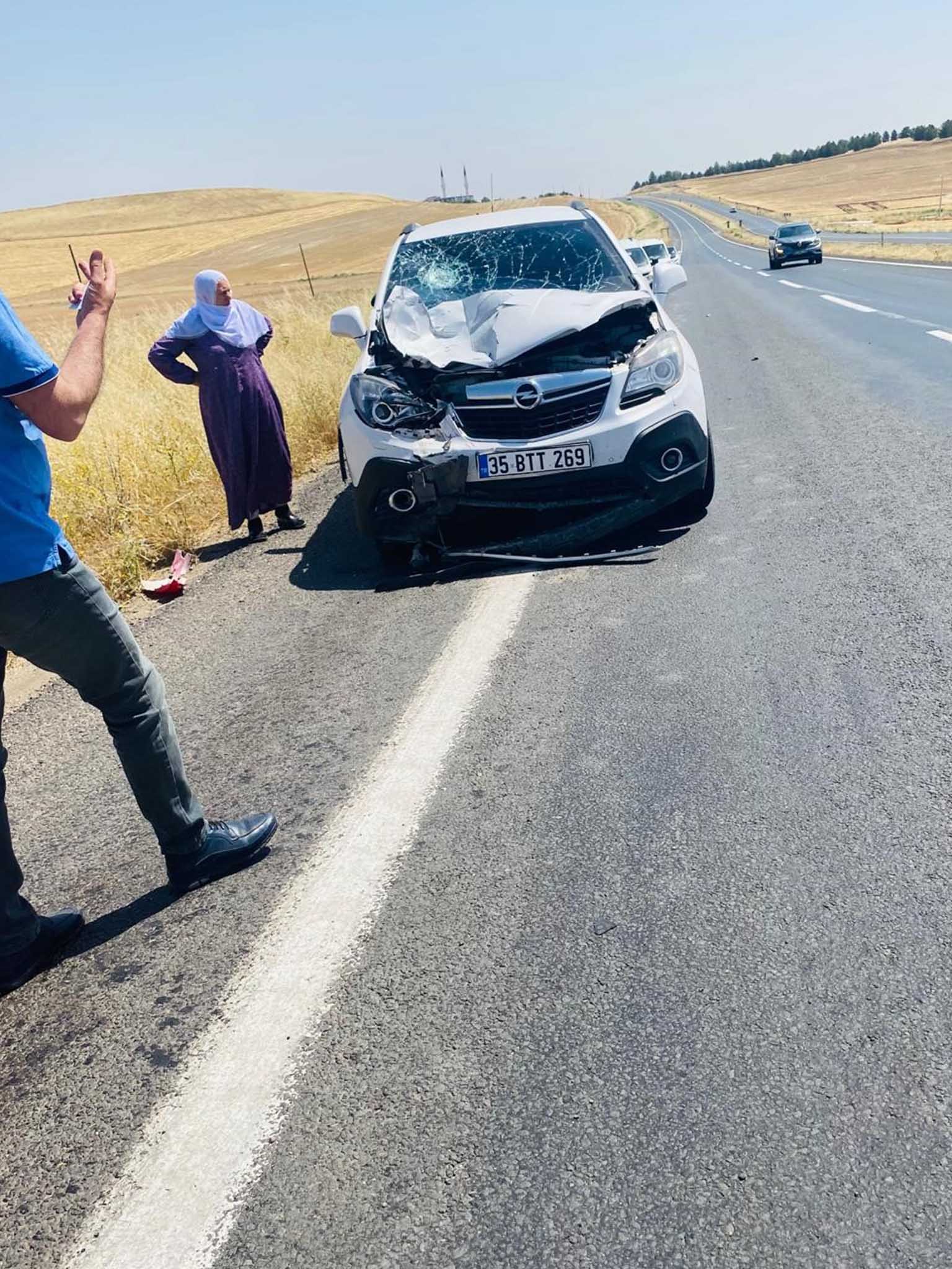 Diyarbakır’da Kaza 2 Ağır Yaralı 3