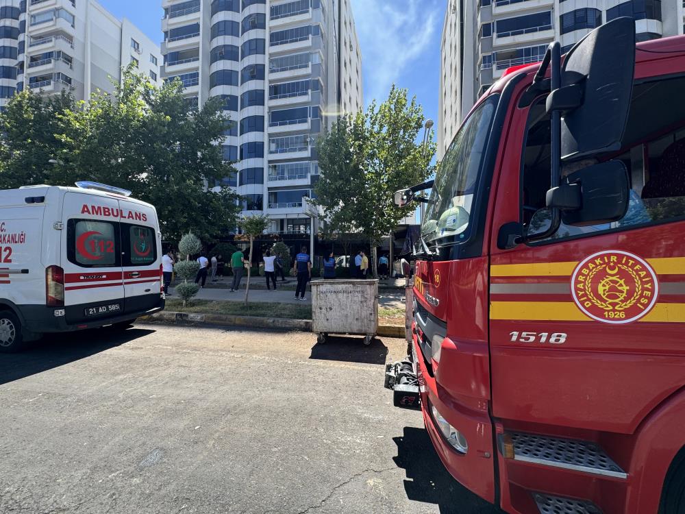 Diyarbakır'da Restoran Bacasında Yangın 1