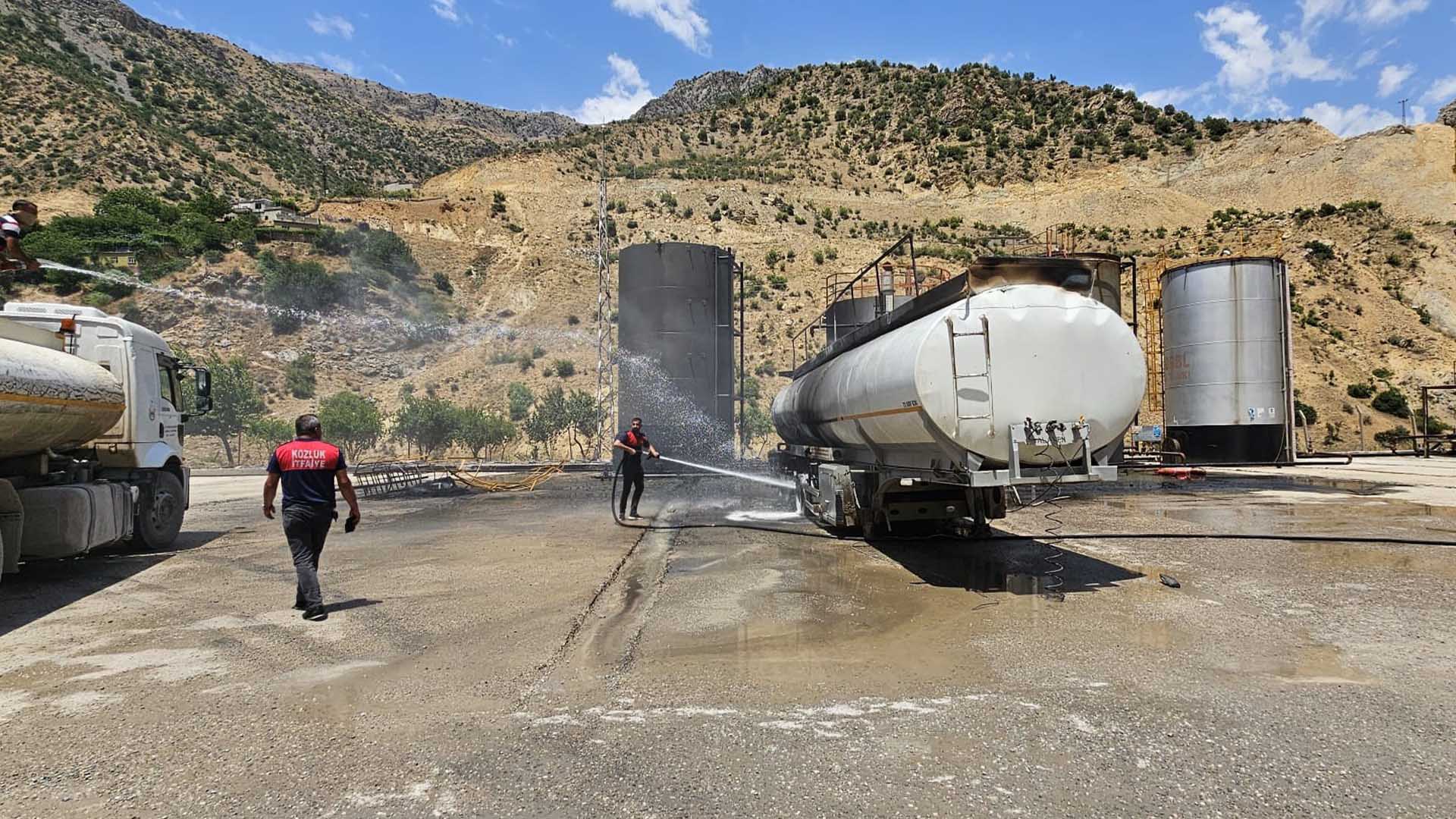 Petrol Sahasında Patlama Ve Yangın 1