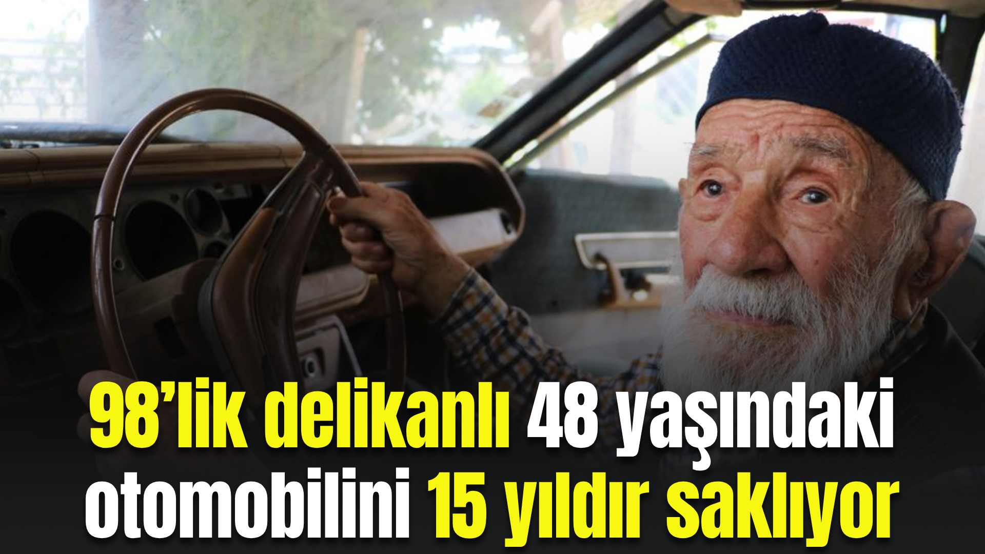 98’Lik Delikanlı 48 Yaşındaki Otomobilini 15 Yıldır Garajında Saklıyor 1