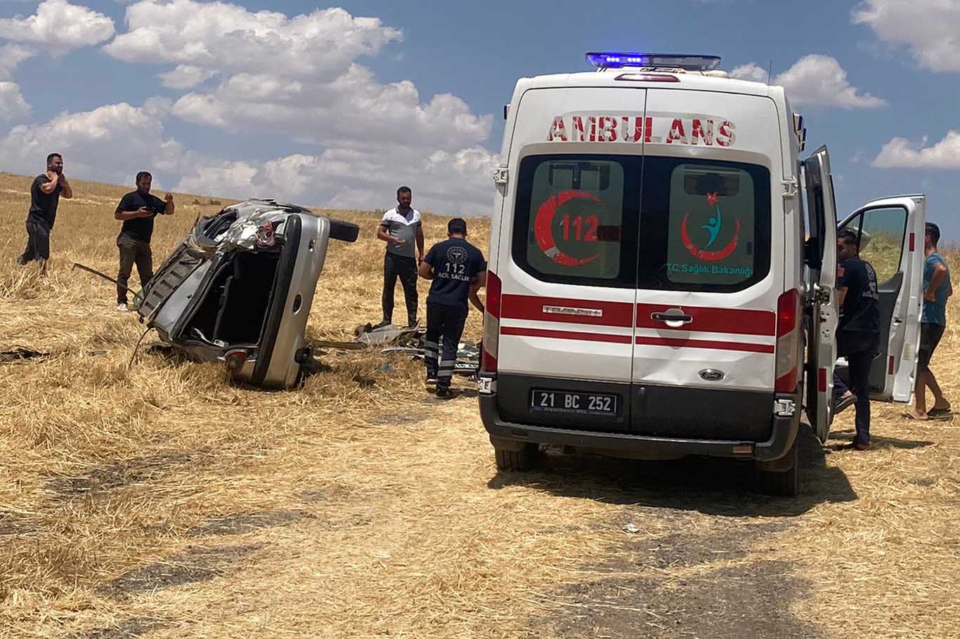 Bismil’de Bu Otomobilden Sağ Çıktı 1