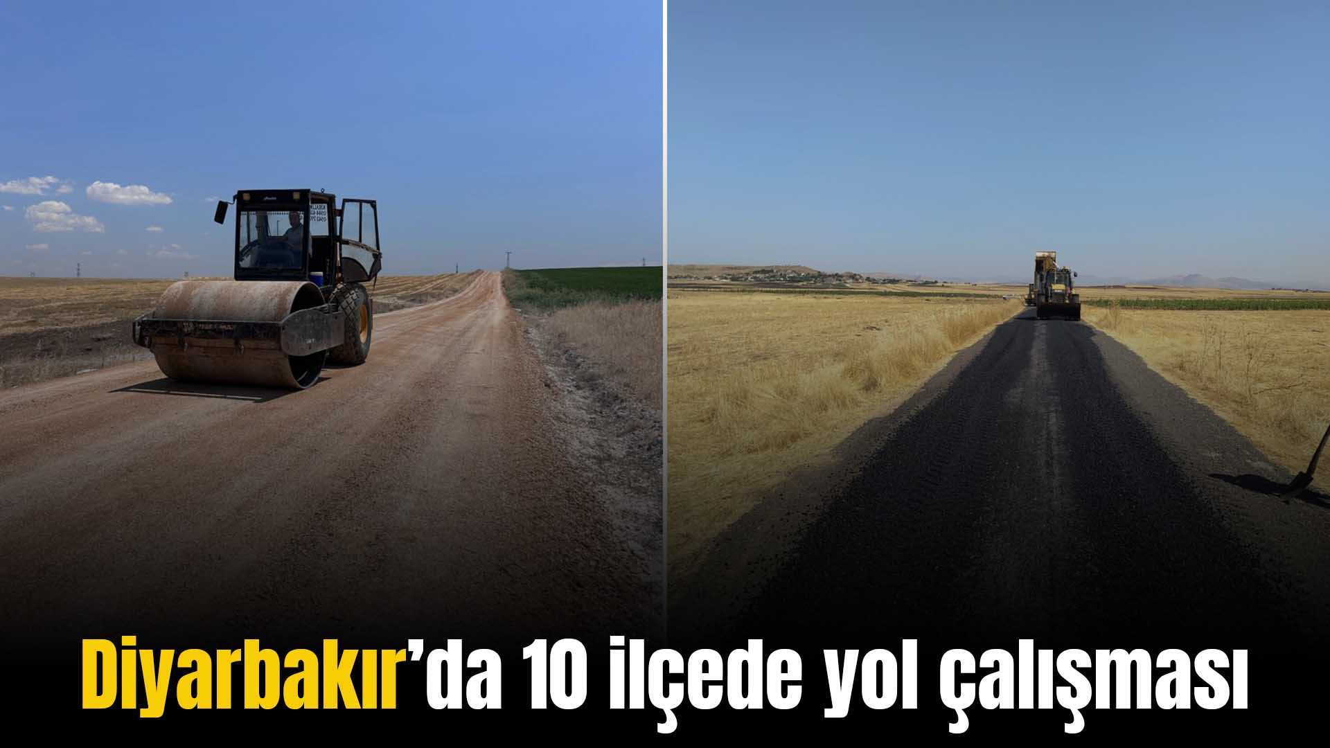 Diyarbakır’da 10 Ilçede Yol Çalışması 1