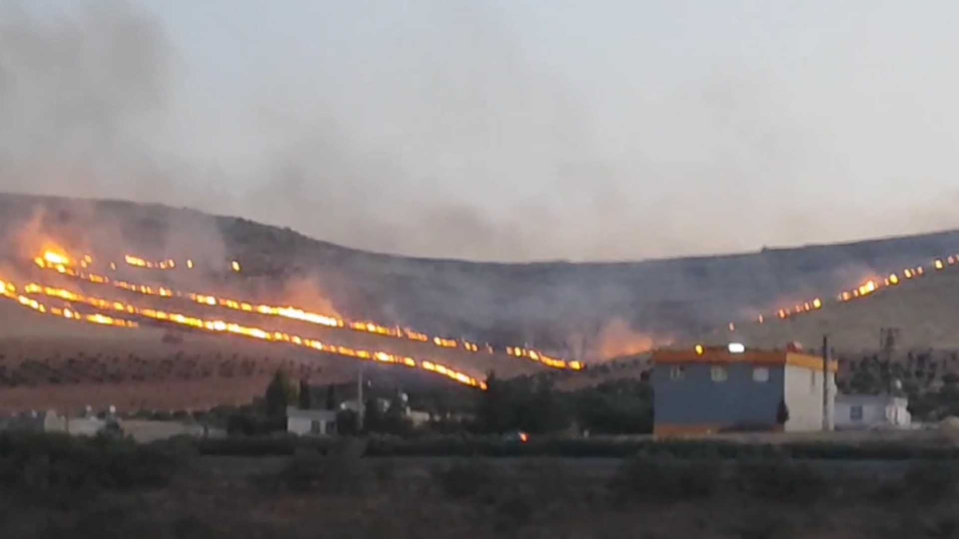 Göbeklitepe Yakınlarında Çıkan Yangına Müdahale Sürüyor 2