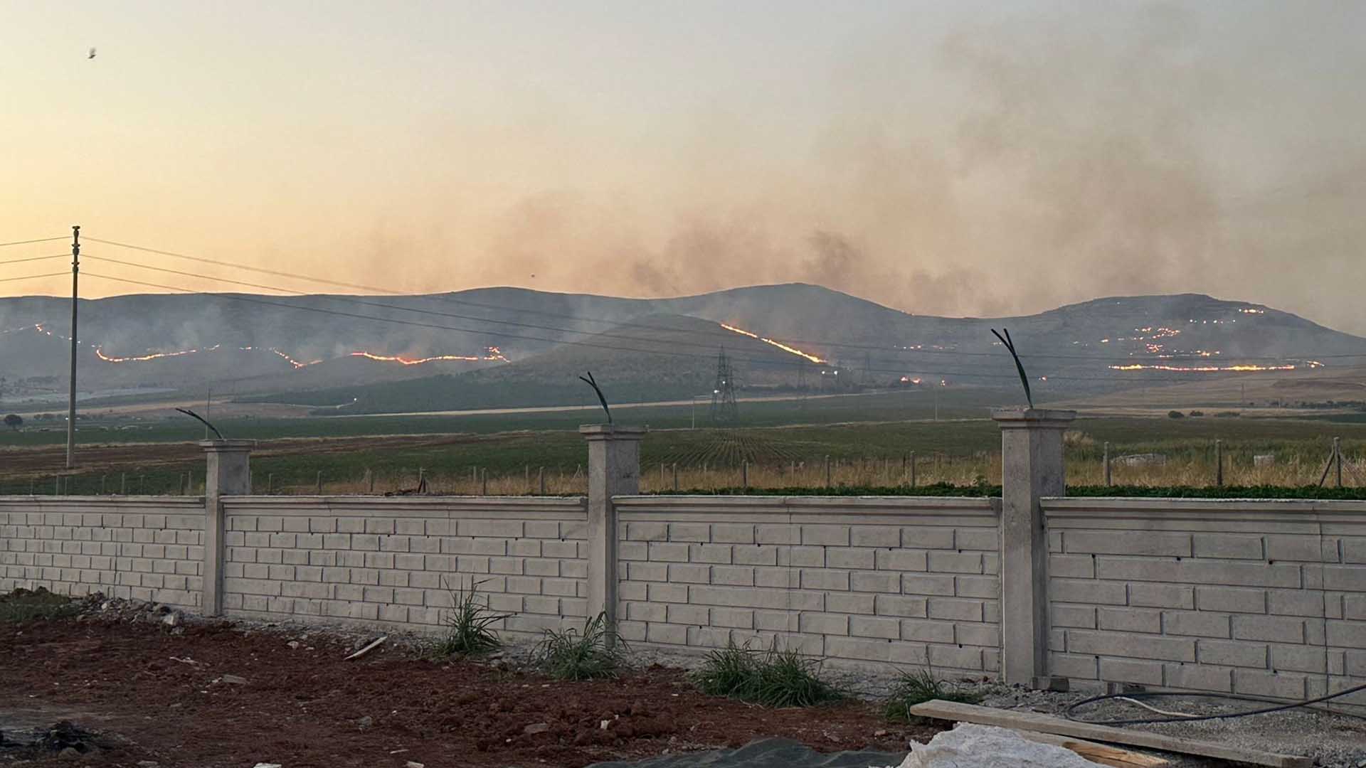 Göbeklitepe Yakınlarında Çıkan Yangına Müdahale Sürüyor 3