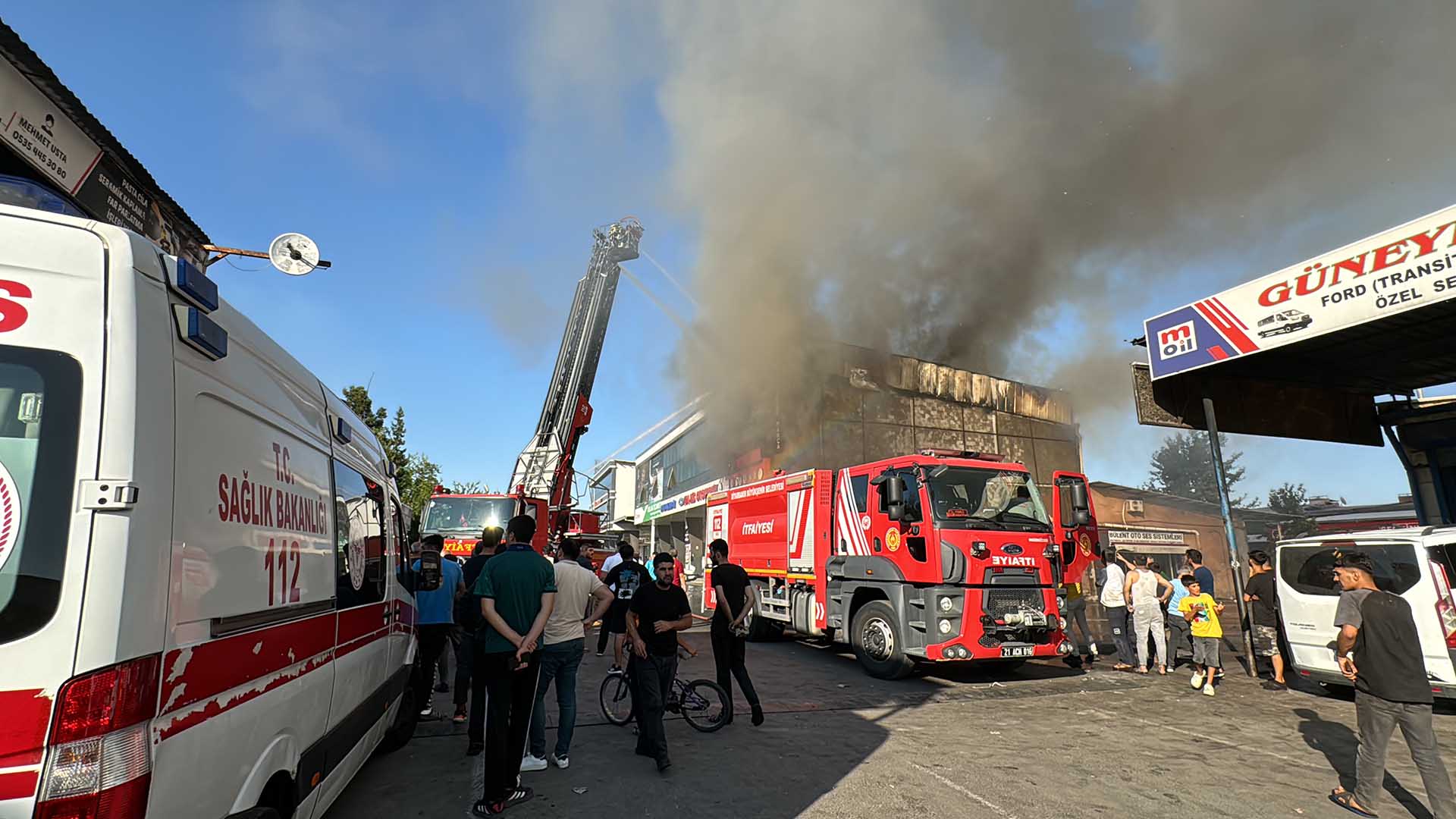 Diyarbakır Sanayide Büyük Yangın 5