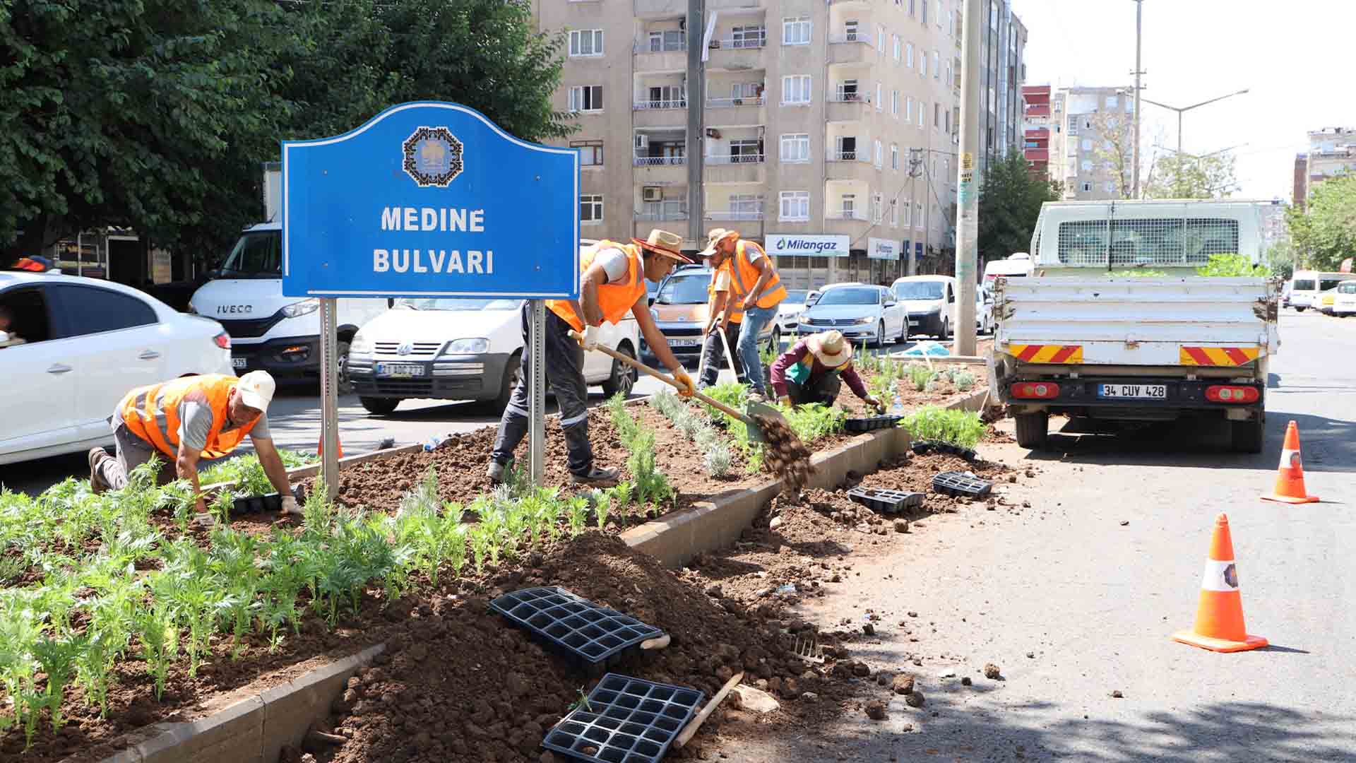 Di̇yarbakir'da Peyzaj Çalişmasi5