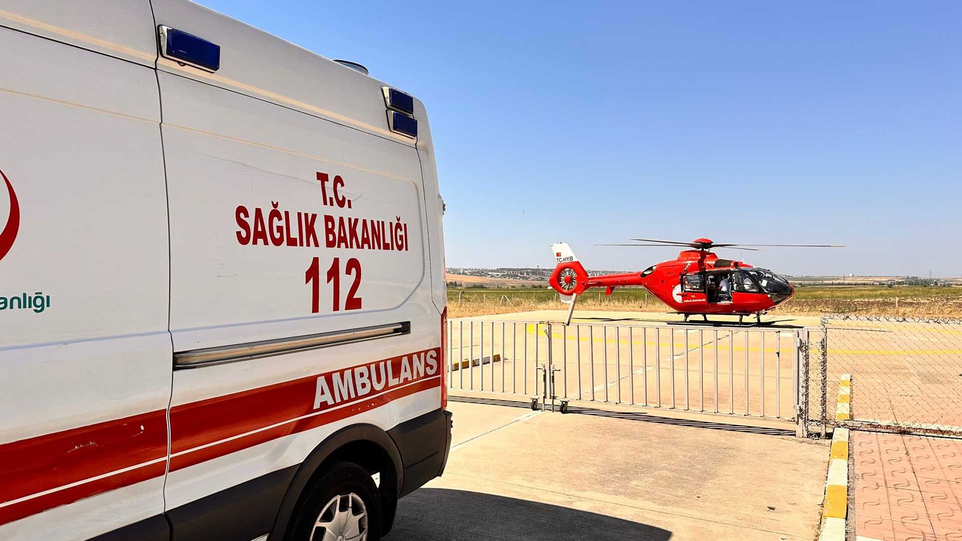 Kalp Krizi Geçiren 28 Yaşındaki Genç, Ambulans Helikopterle Diyarbakır’a Sevk Edildi 1