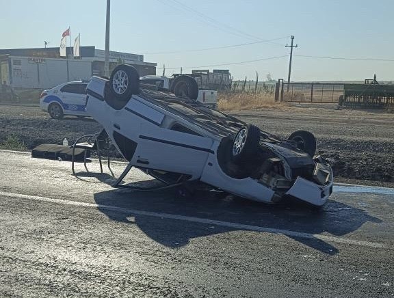 Siverek Şanlıurfa Karayolunda Kaza 2 Yaralı 1