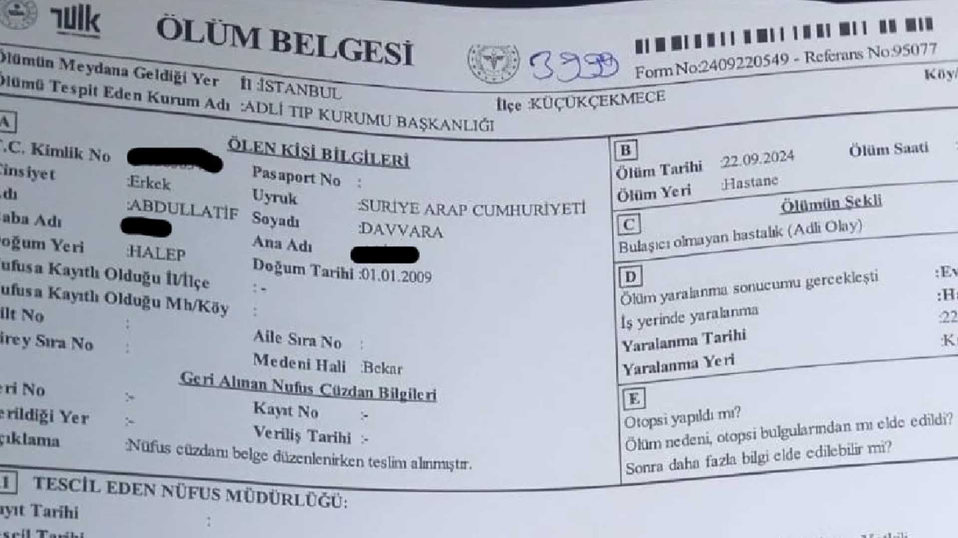 15 Yaşindaki̇ Çocuk, Irkçi Saldirida Öldürüldü 2