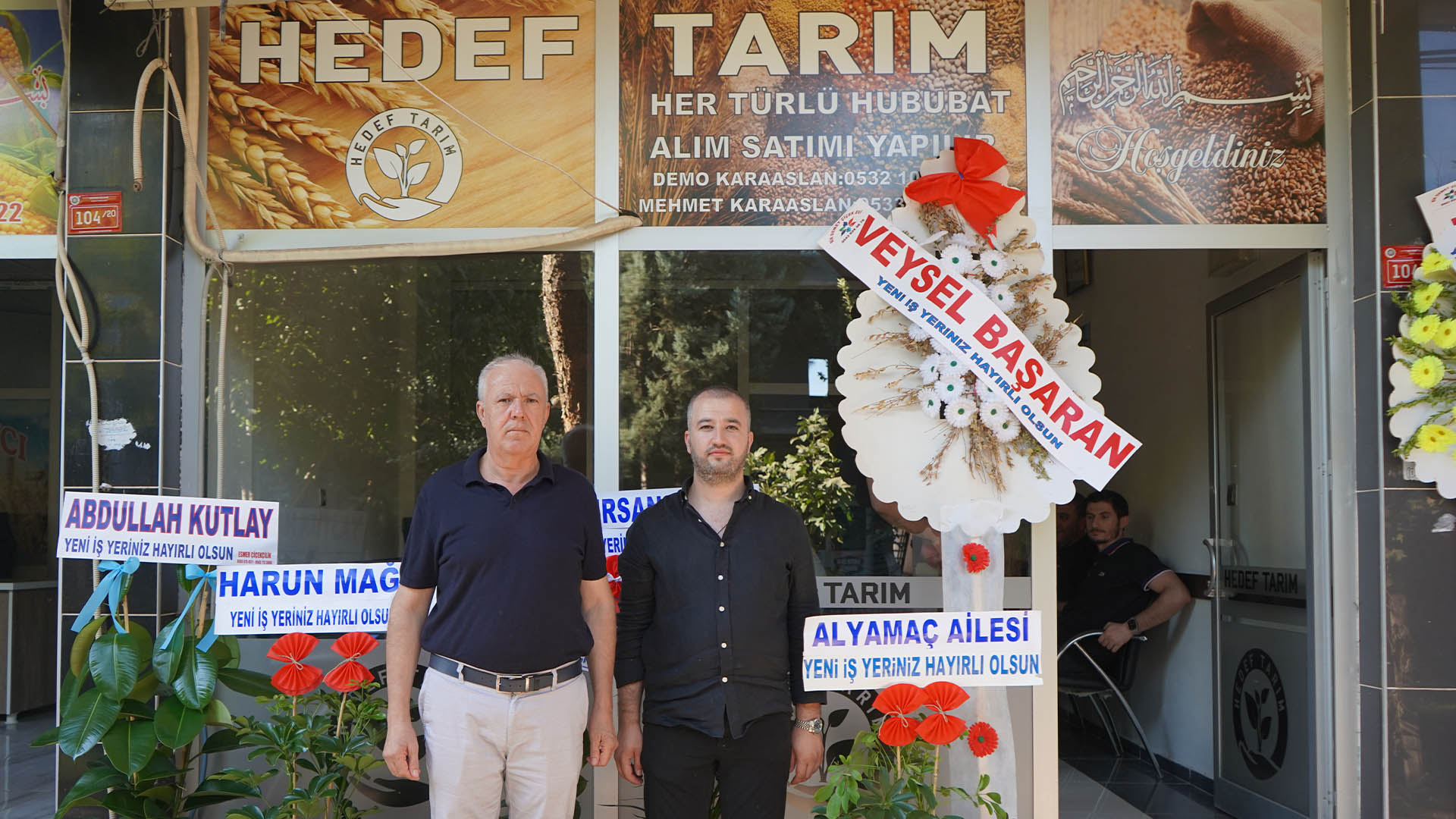 Hedef Tarım’ın Işyeri Açılışına Gelen Misafir Ve Davetlilere Çeşitli Ikramlarda Bulunuldu