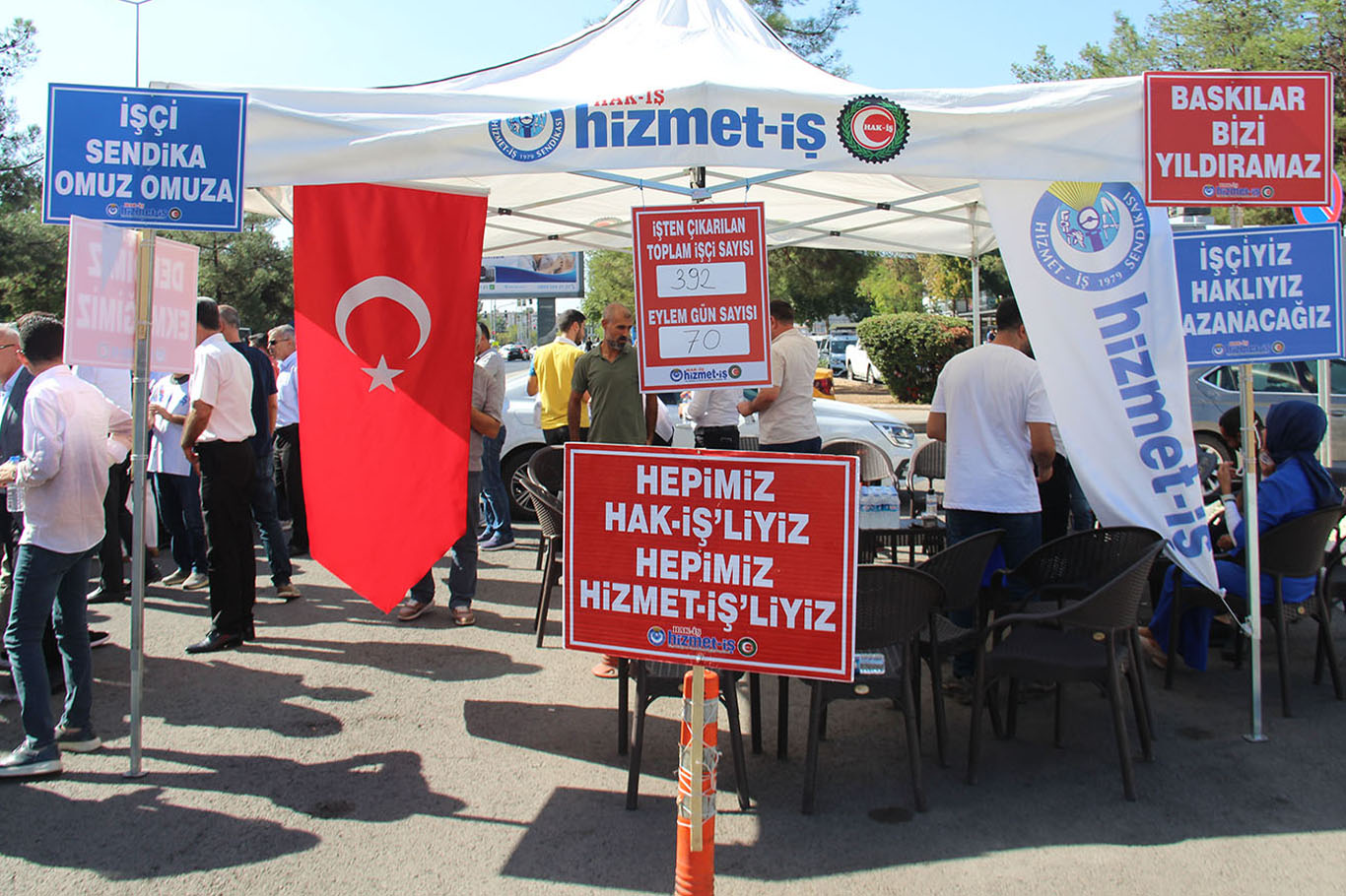 Memur Sen Başkanı Yalçın, Diyarbakır’da Işten Çıkarılan Işçileri Ziyaret Etti 2