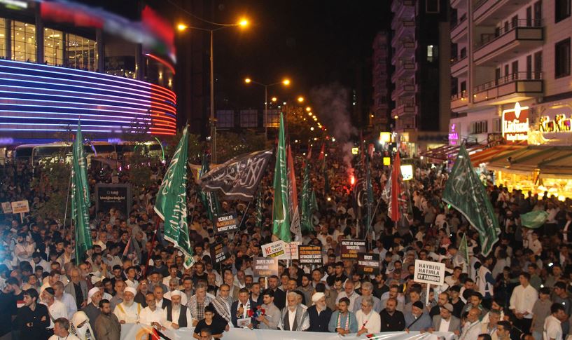 Aksa Tufanı'nın Yıldönümünde Diyarbakır, Gazze'ye Desteğini Haykırdı 7