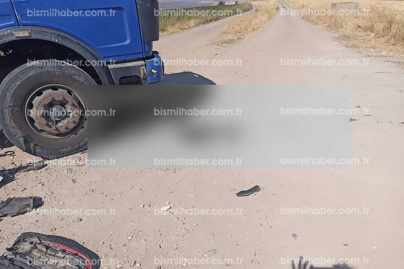 Bismil’de Kamyonun Çarptığı Motosikletteki Kişi Öldü 2