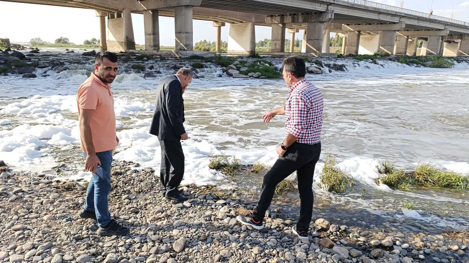 Dicle Nehri’ndeki Köpüklenmeye Inceleme Başlatıldı 5