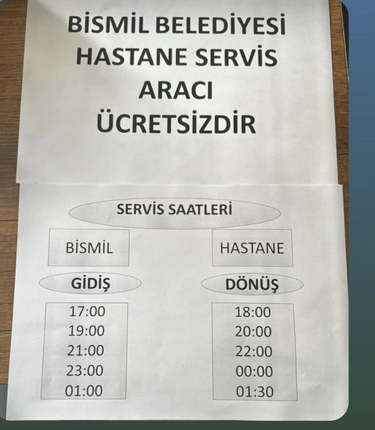 Bismil’de Ücretsiz Hastane Servisi Gece De Hizmet Verecek 2