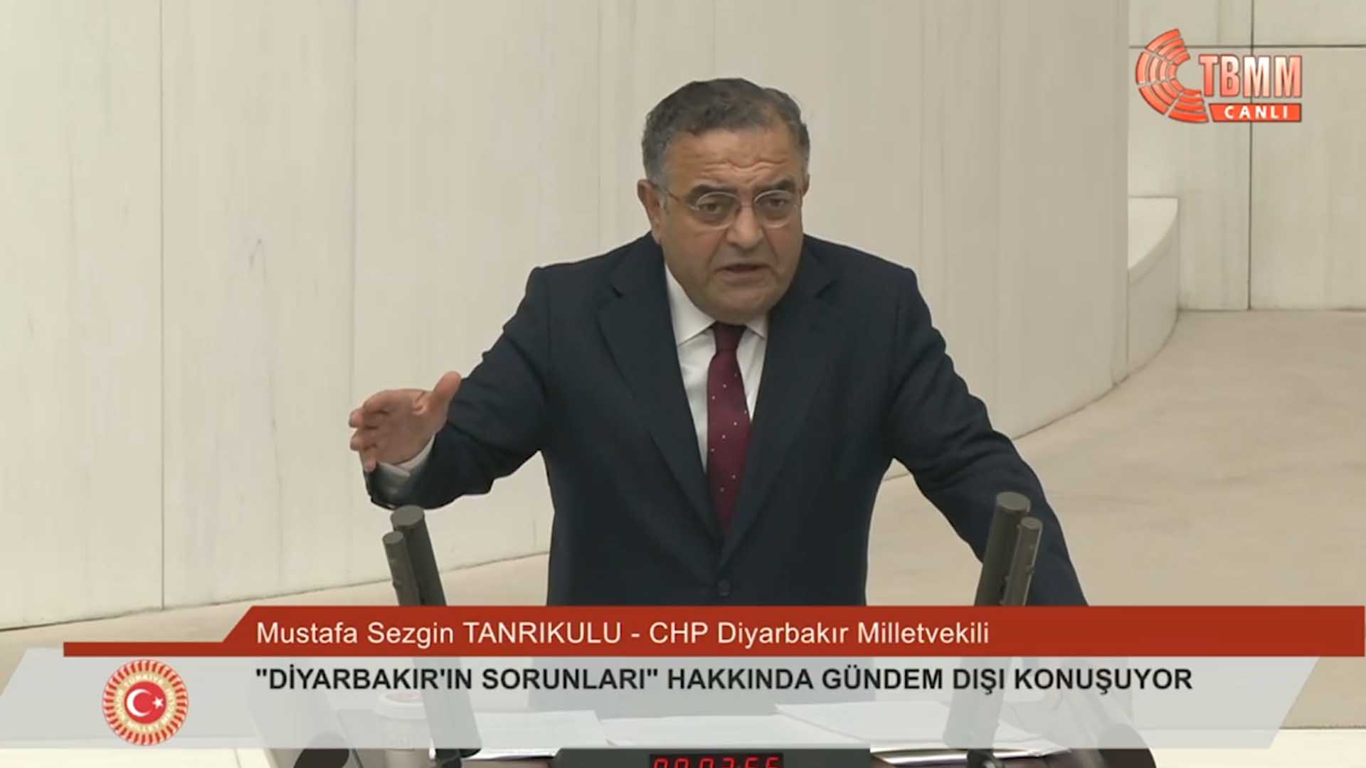 Chp Diyarbakır Milletvekili Sezgin Tanrıkulu Her Yere Hızlı Tren Diyarbakır’a Kara Tren