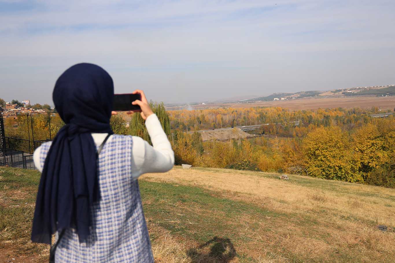 Diyarbakır’ın 8 Bin Yıllık Hevsel Bahçelerinde Sonbaharda Renk Cümbüşü Dron Ile Görüntülendi 7